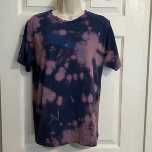 PUMA Purple Tie Dye T-Shirt Size Medium